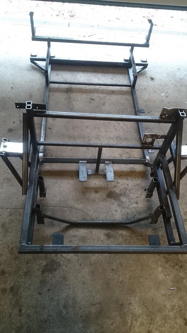 Rahmen ist nun bereit zum Zinken